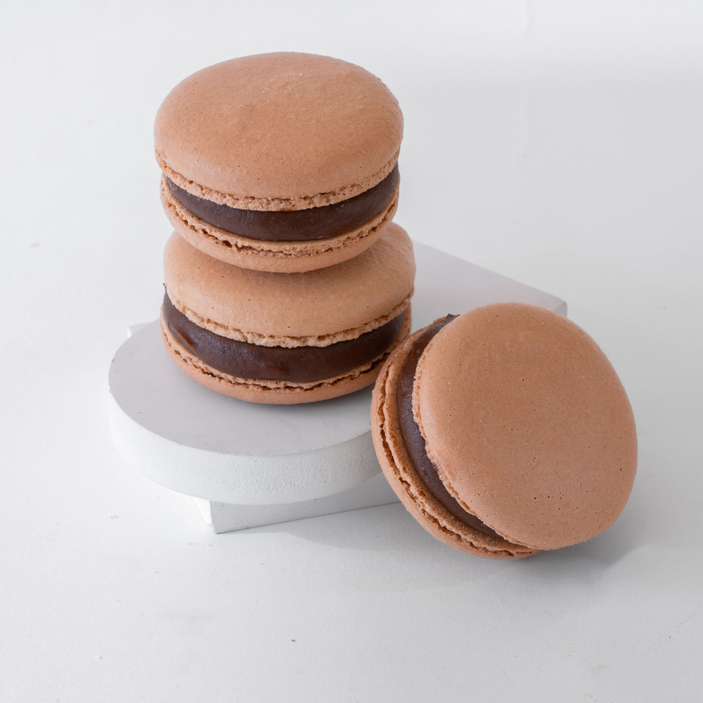 Hazelnut And Chocolate Macaron